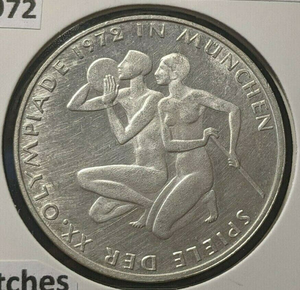 Germany 1972 10 Mark KM# 132 Scratches #057   8B