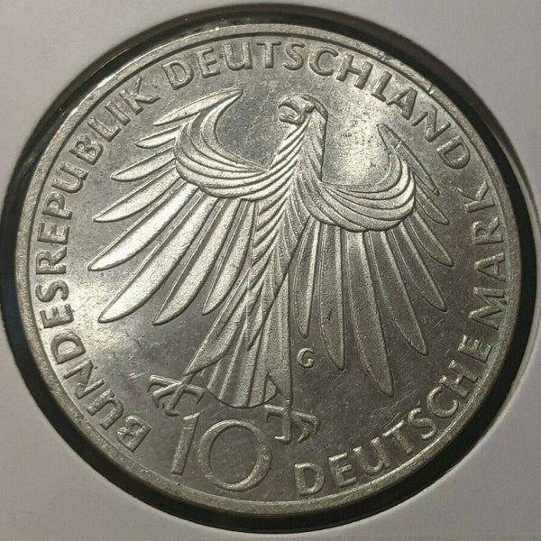 Germany 1972 10 Mark KM# 132 Scratches #057   8B