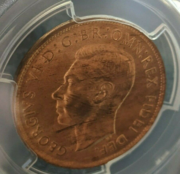 1952 M Penny 1d Australia MS64RD PCGS Gem UNC #1590