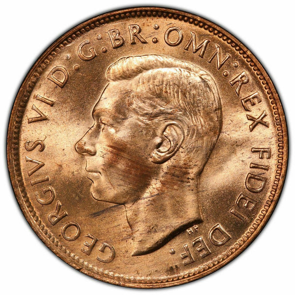 1952 M Penny 1d Australia MS64RD PCGS Gem UNC #1590