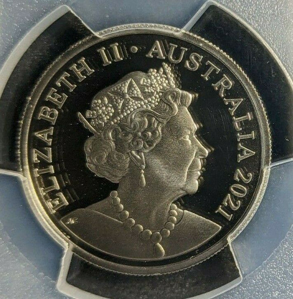 2021 Proof Ten Cent 10c Australia PCGS PR70DCAM FDC UNC #1603