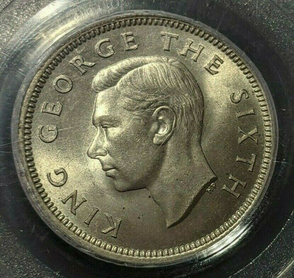New Zealand 1948 Shilling 1/- PCGS MS64 GEM UNC #1607