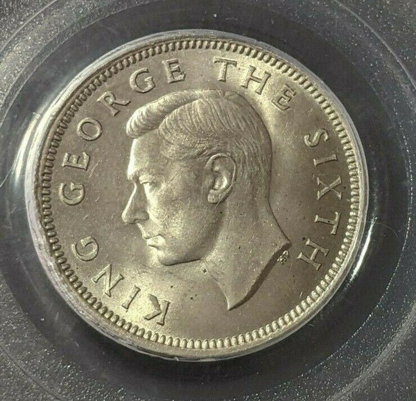 New Zealand 1948 Shilling 1/- PCGS MS64 GEM UNC #1607