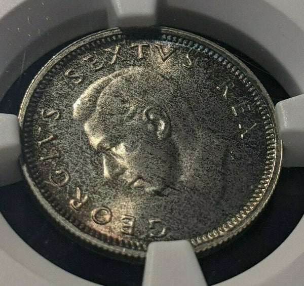 South Africa 1951 Proof Sixpence 6d NGC PF67 FDC GEM UNC KM# 36.2 #1636