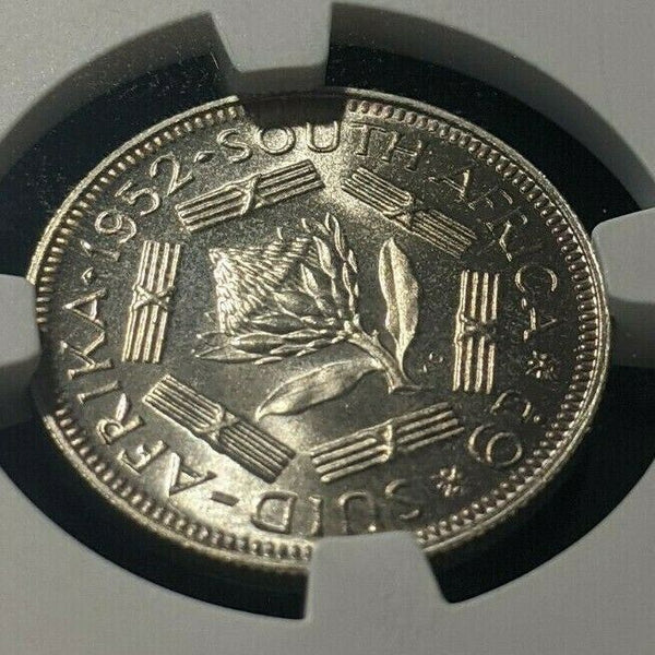 South Africa 1952 Proof Sixpence 6d NGC PF67 FDC GEM UNC KM# 36.2 #1638