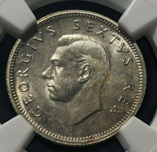 South Africa 1952 Proof Sixpence 6d NGC PF65 GEM UNC KM# 36.2 #1637