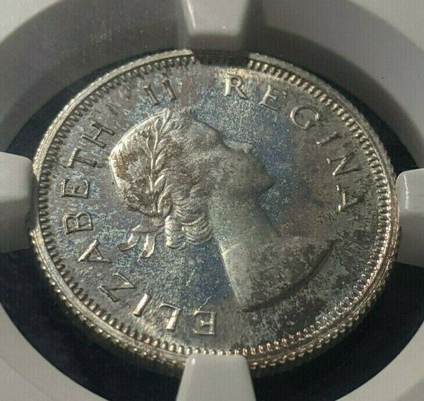 South Africa 1958 Proof Sixpence 6d NGC PF66 GEM UNC KM# 48  #1643