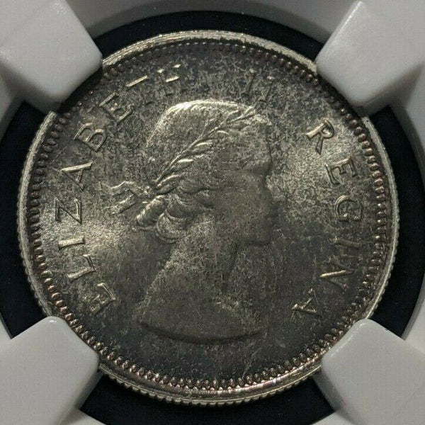 South Africa 1954 Proof Shilling 1/- NGC PF67 GEM UNC KM# 49 #1646