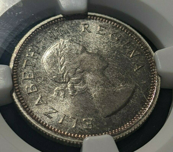 South Africa 1954 Proof Shilling 1/- NGC PF67 GEM UNC KM# 49 #1646