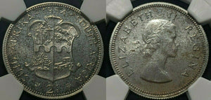 South Africa 1954 Proof 2 Shilling 2/- NGC PF66 GEM UNC KM# 50 #1651