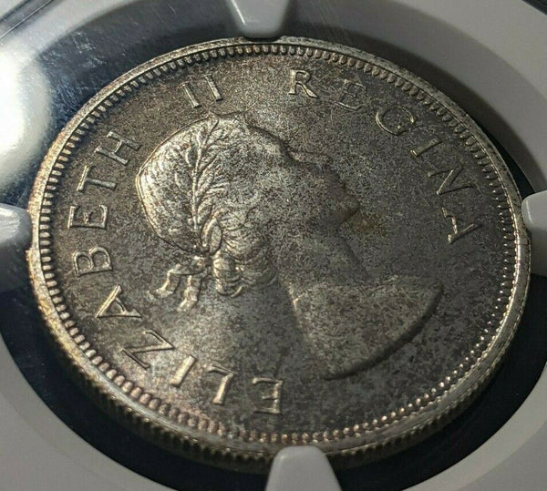 South Africa 1954 Proof 2-1/2 Two and Half Shillings NGC PF66 GEM UNC KM# 51