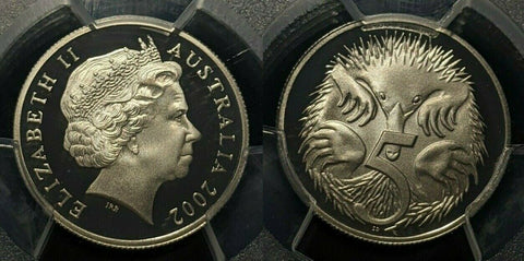 2002 Proof Five Cent 5c Australia PCGS PR69DCAM FDC UNC #1664