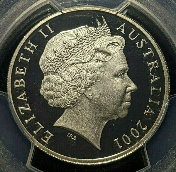 2001 Proof Twenty Cent 20c Australia PCGS PR69DCAM FDC UNC #1665