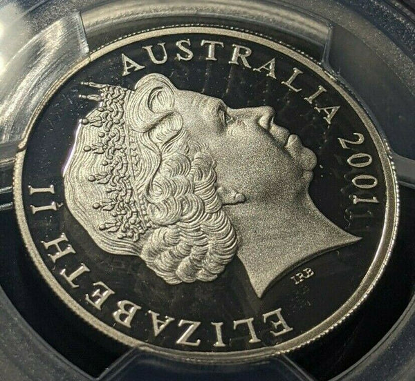 2001 Proof Twenty Cent 20c Australia PCGS PR69DCAM FDC UNC #1665