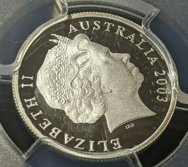 2003 Proof Silver Five Cent 5c Australia PCGS PR69DCAM FDC UNC #1687