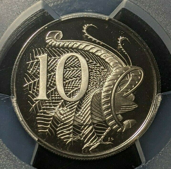 1976 Proof Ten Cent 10c Australia PCGS PR69DCAM FDC UNC #1684
