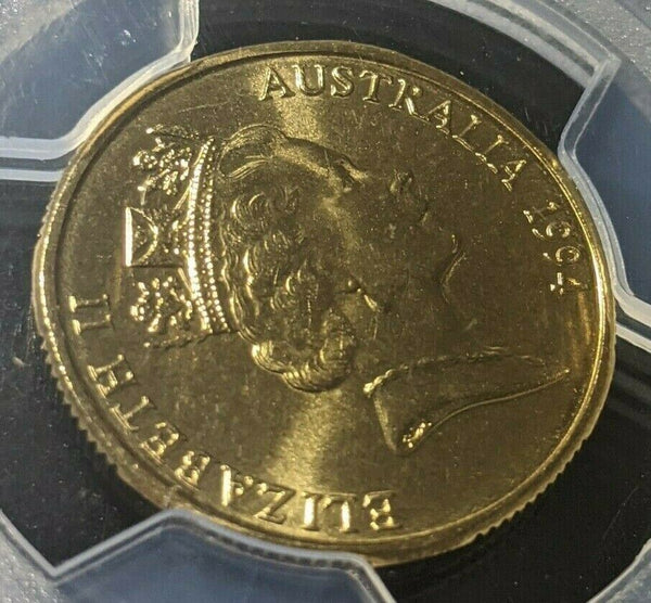 1994 One Dollar $1 Australia PCGS MS68 FDC UNC #1676