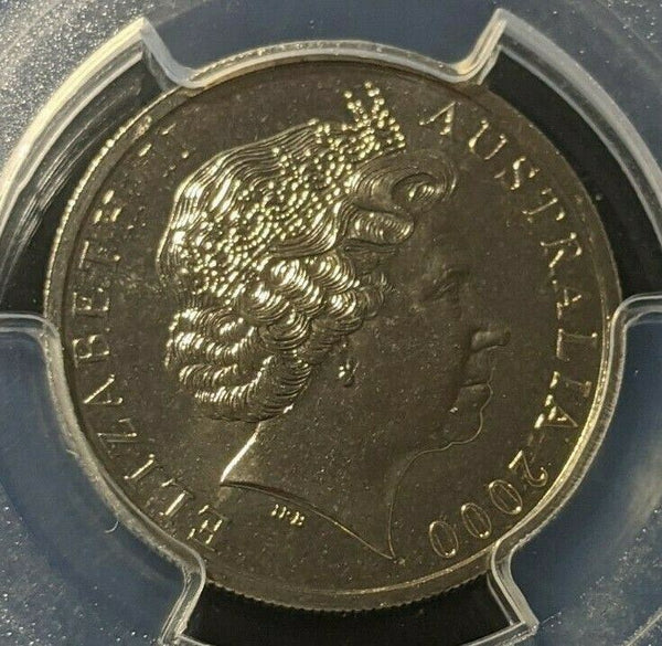 2000 Ten Cent 10c Australia PCGS MS67+ FDC UNC #1674