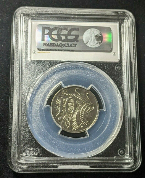 2000 Ten Cent 10c Australia PCGS MS67+ FDC UNC #1674