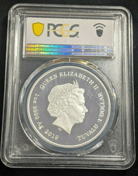 Tuvalu 2019Proof $1 Silver 1Oz Gone With The Wind 80th Anniversary PCGS PR69DCAM