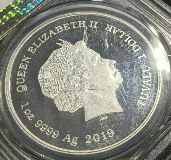 Tuvalu 2019Proof $1 Silver 1Oz Gone With The Wind 80th Anniversary PCGS PR69DCAM