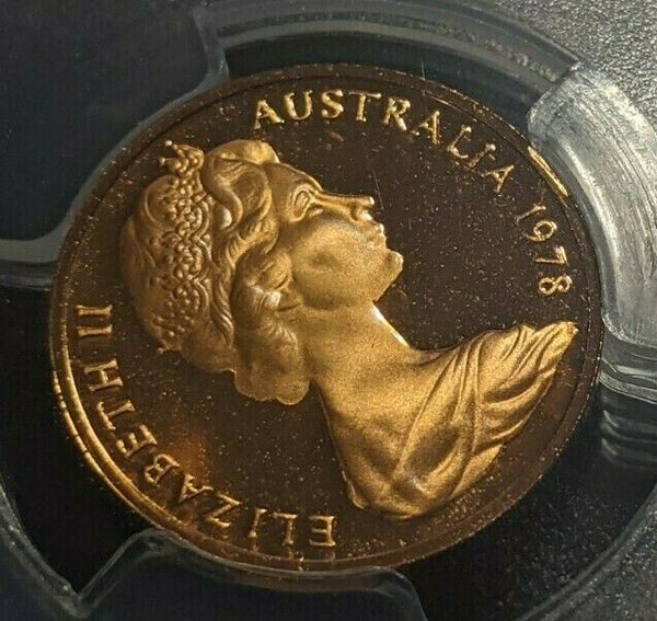 1978 Proof One Cent 1c Australia PCGS PR68RD DCAM FDC UNC #1743
