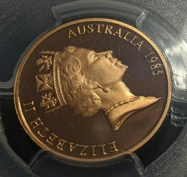 1985 Proof Two Cent 2c Australia PCGS PR67DCAM FDC UNC #1740