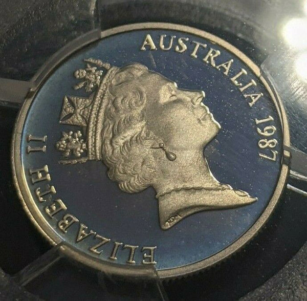 1987 Proof Five Cent 5c Australia PCGS PR68DCAM FDC UNC #1728