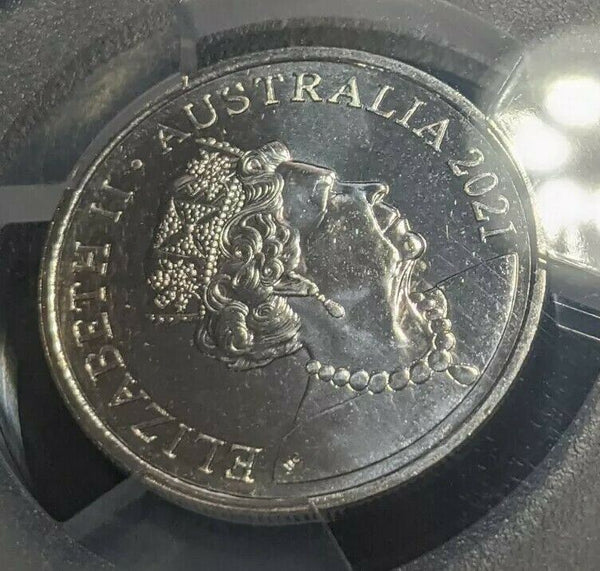 2021 Ten Cent 10c Australia PCGS MS68 FDC UNC #1733