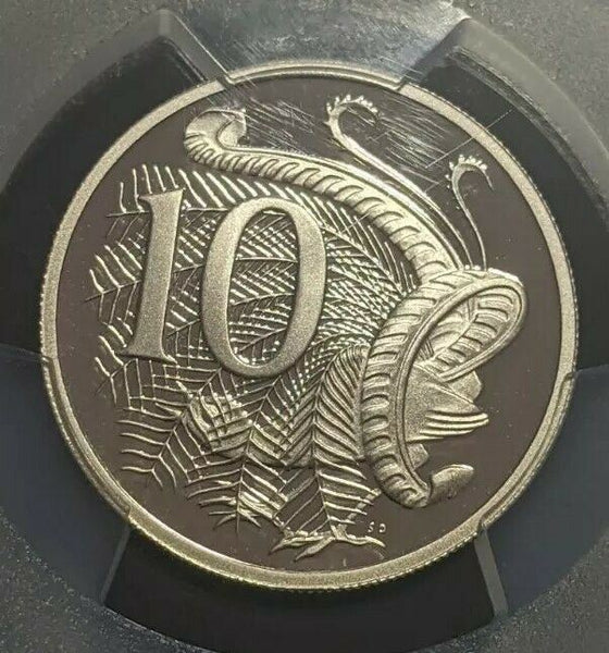 2002 Proof Ten Cent 10c Australia PCGS PR70DCAM FDC UNC #1697