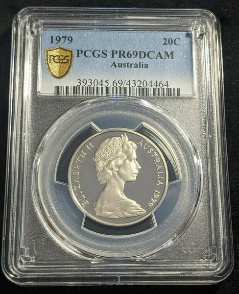 1979 Proof Twenty Cent 20c Australia PCGS PR69DCAM FDC UNC #1780