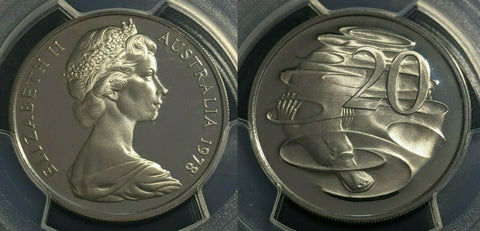 1978 Proof Twenty Cent 20c Australia PCGS PR69DCAM FDC UNC #1776