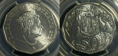 2021 Fifty Cents 50c Australia PCGS MS67 FDC UNC #1769
