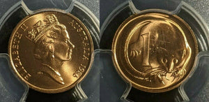 1986 One Cent 1c Australia PCGS MS67RD FDC UNC #1801