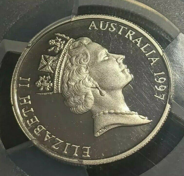 1997 Proof Ten Cent 10c Australia PCGS PR70DCAM FDC UNC MAC FINEST UHCam #1790
