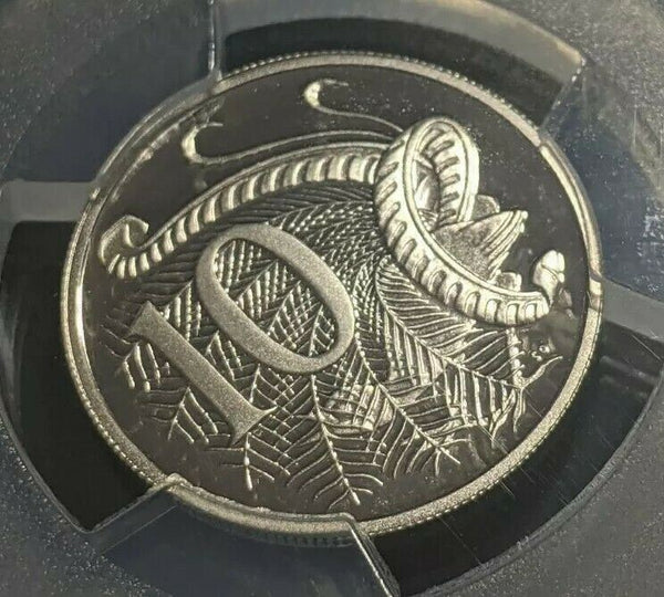 1997 Proof Ten Cent 10c Australia PCGS PR70DCAM FDC UNC MAC FINEST UHCam #1790