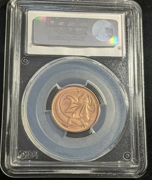 1969 Two Cent 2c Australia PCGS MS64RD GEM UNC #1803