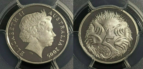 2003 Proof Five Cent 5c Australia PCGS PR69DCAM FDC UNC #1818