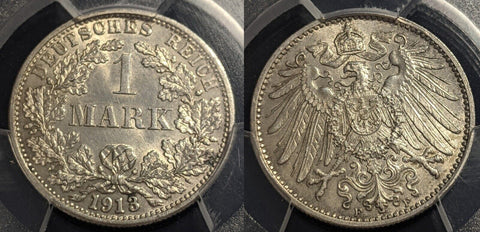 Germany Empire 1913 F Mark PCGS MS63 CHOICE UNC KM# 14 J-17 #1838