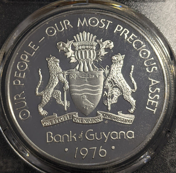 Guyana Proof 1976-FM $5 Five Dollars 10th Anniv. of Independence PCGS PR67DCAM