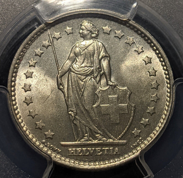 Switzerland 1966 B 1 Franc PCGS MS65 GEM UNC KM# 24 #1865