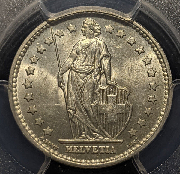Switzerland 1957 B 1 Franc PCGS MS64 GEM UNC KM# 24 #1866