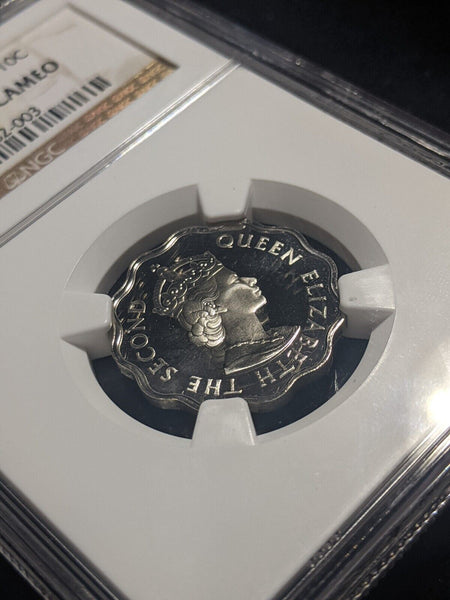 Mauritius Proof 1971 Ten Cents NGC PF68UC FDC UNC KM#33 #1880