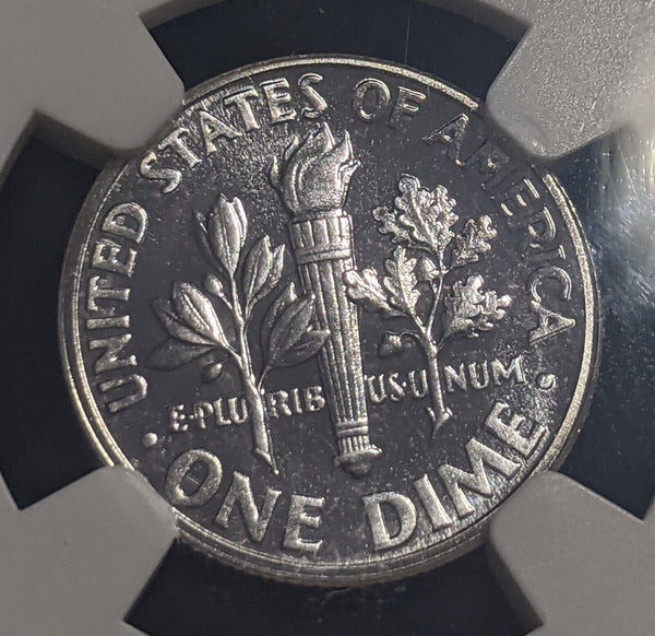 USA 1960 Proof Ten Cent Dime 10c NGC PF66* Star GEM UNC KM# 195 #1886