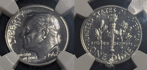 USA 1962 Proof Ten Cent Dime 10c NGC PF66 GEM UNC KM# 195 #1888