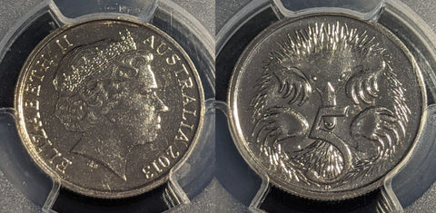 2013 Five Cent 5c Australia PCGS MS65 GEM UNC #1928