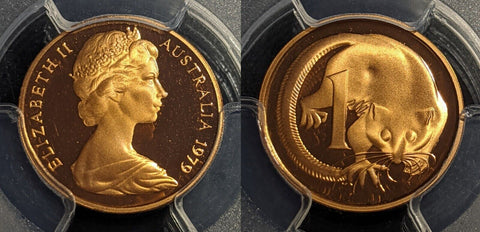 1979 Proof One Cent 1c Australia PCGS PR69DCAM FDC UNC #1936