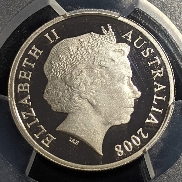 2008 Proof Ten Cent 10c Australia PCGS PR70DCAM FDC UNC #1943