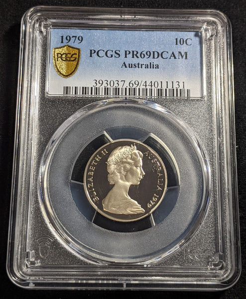 1979 Proof Ten Cent 10c Australia PCGS PR69DCAM FDC UNC #1951