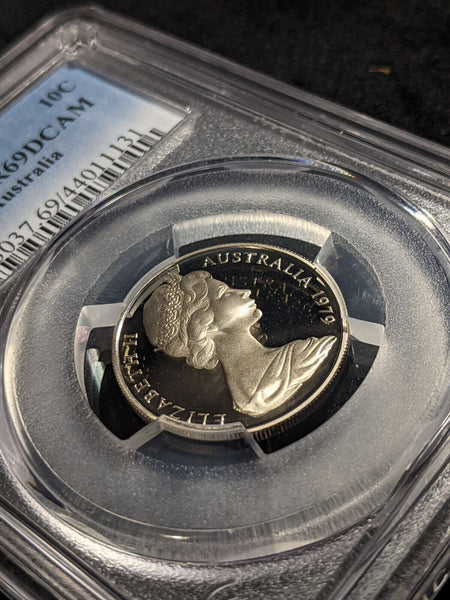 1979 Proof Ten Cent 10c Australia PCGS PR69DCAM FDC UNC #1951